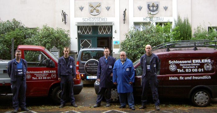 Blick in die Werkstatt der Firma Karl Ehlers