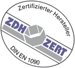 ZDH-Zertifikat – Zertifizierter Hersteller nach DIN EN 1090